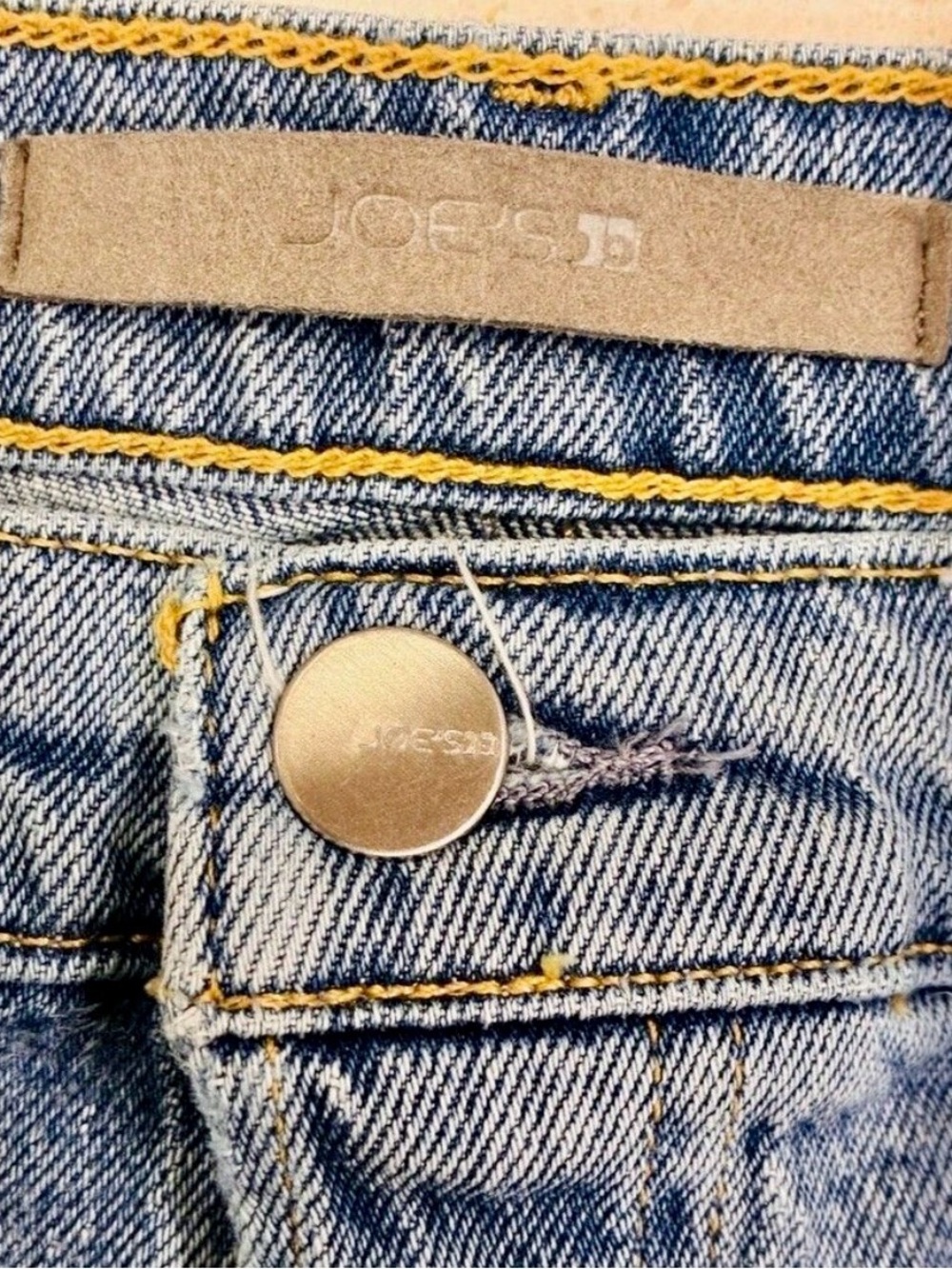 Joe’s Jeans Relaxed Straight Leg Button Fly Stretch Jeans Women’s 30x32 EUC - Picture 5 of 14